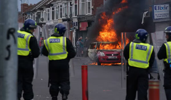 riot in UK